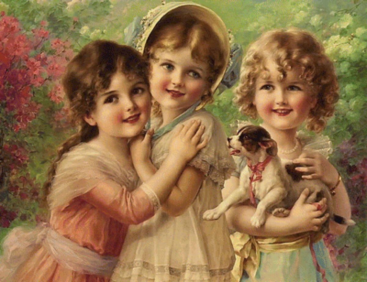 три красотки - картина - предпросмотр