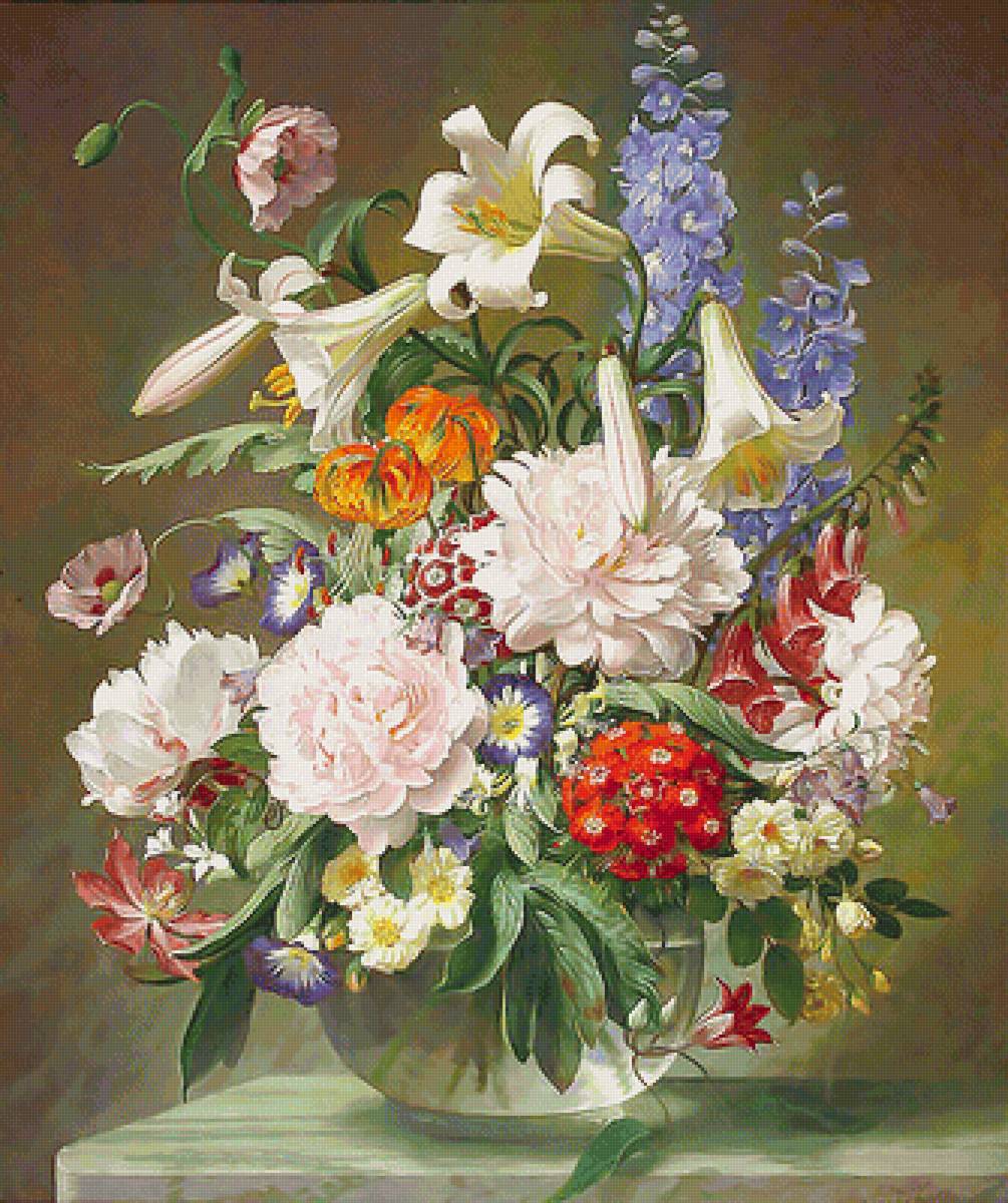 Серия "Букет". - флора, букет, цветы - предпросмотр