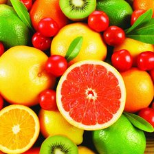 Схема вышивки «Фрукты»