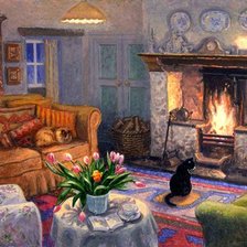 Схема вышивки «Уютный дом»