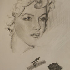 Схема вышивки «Мэрилин»