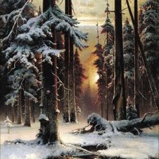 Схема вышивки «закат»