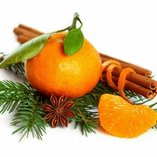 Схема вышивки «Мандаринка с корицей»