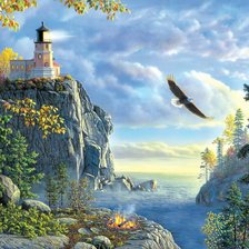 Схема вышивки «Полёт»