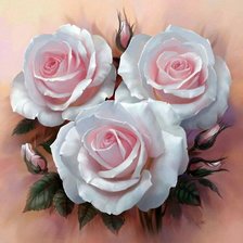 Схема вышивки «Розы»