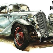 Схема вышивки «ретро авто»