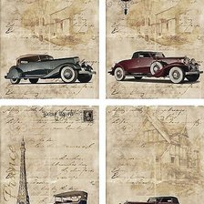 Схема вышивки «ретро авто»