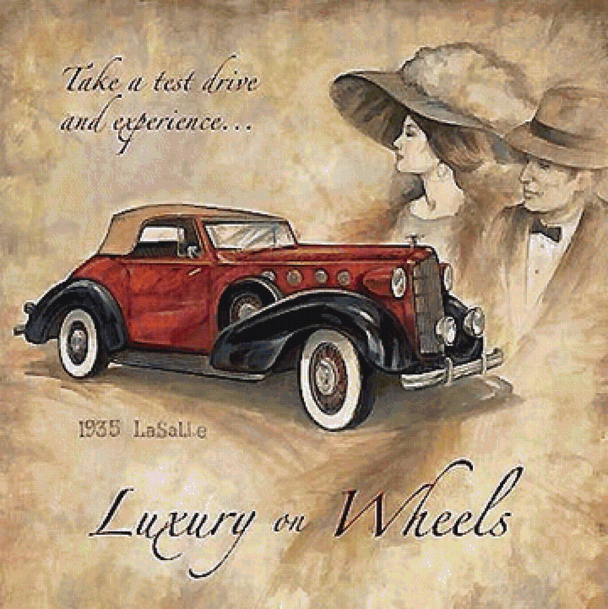 ретро авто - ретро, машина - предпросмотр