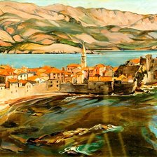 Схема вышивки «Киселева город Будва»