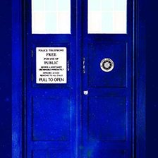 Схема вышивки «tardis»