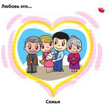 Схема вышивки «Семья»