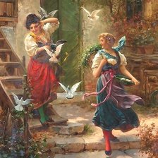 Схема вышивки «"СЕЛЯНКИ"»