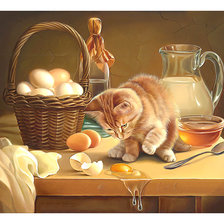 Схема вышивки «Серия "Коты".»