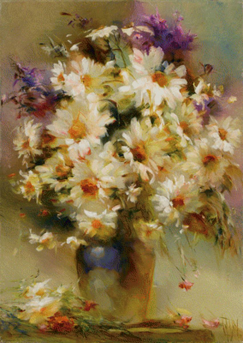 Ромашки - цветы, ромашки - предпросмотр