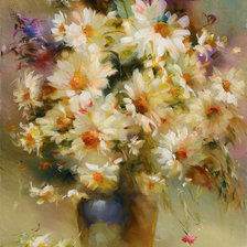 Схема вышивки «Ромашки»