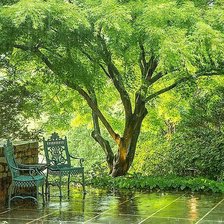 Схема вышивки «пейзаж»