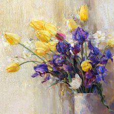 Схема вышивки «Весенний букет»