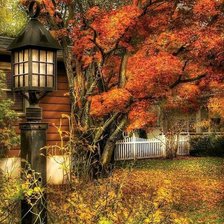 Схема вышивки «пейзаж»