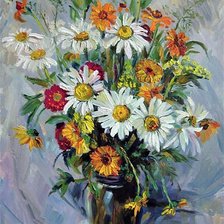 букет ромашек