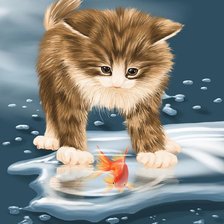 Схема вышивки «"Ловись, рыбка..."»