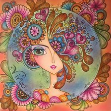 Схема вышивки «Virgo»