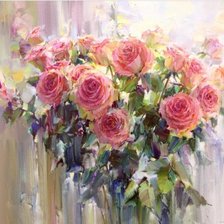 Схема вышивки «Розы»