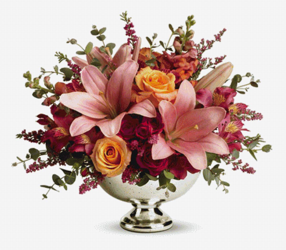 Цветы в вазе - цветы, букет - предпросмотр