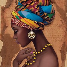 Схема вышивки «негритянка»