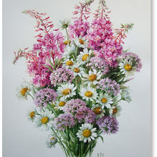 Схема вышивки «букет»