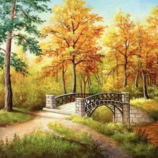 Схема вышивки «осень»