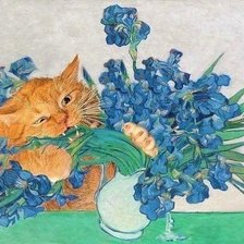 Схема вышивки «Любитель цветов»