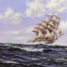 Схема вышивки «"Авенир Коберн. Ясная погода" Монтегю Доусон»