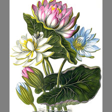 Схема вышивки «Серия "Лотосы"»