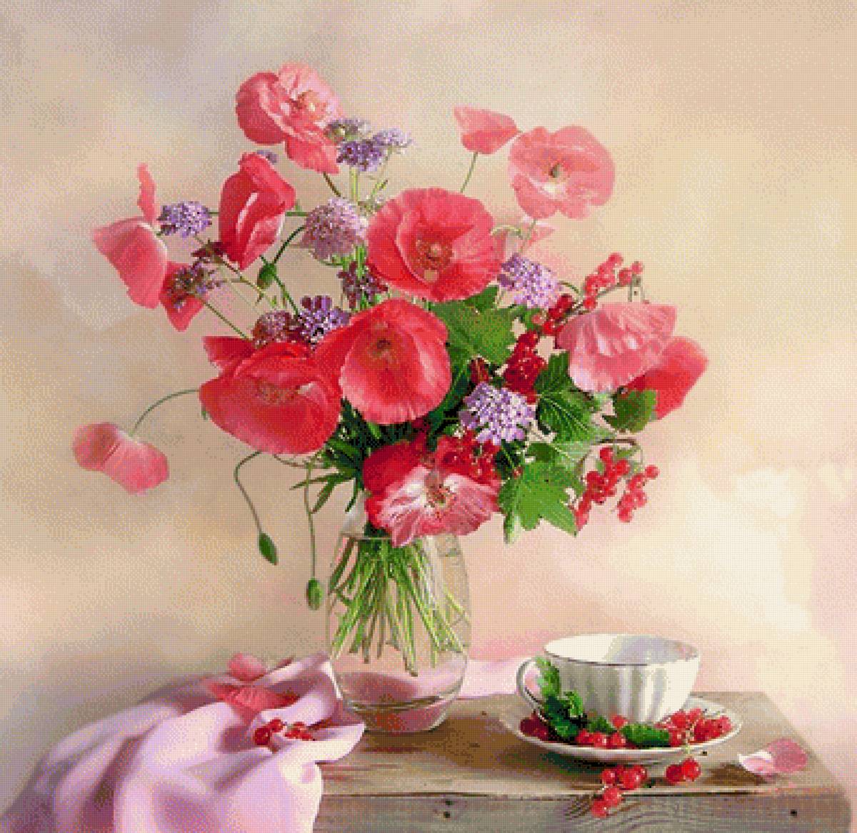 Цветы - букет, натюрморт, цветы - предпросмотр