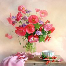 Схема вышивки «Цветы»