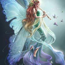 Схема вышивки «Фея»