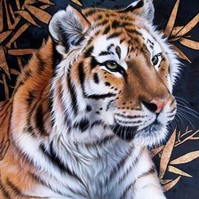 Схема вышивки «Тигр»