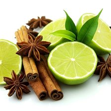 Схема вышивки «Лайм с корицей»