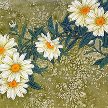 Схема вышивки «Хризантемы»