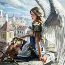 Схема вышивки «Ангел»