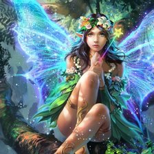 Схема вышивки «Фея»