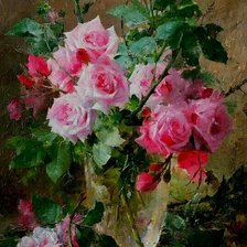 Схема вышивки «Розы»