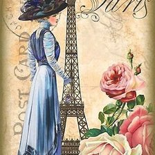 Схема вышивки «открытка»