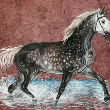 Схема вышивки «Гнедой»