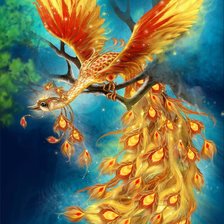 Схема вышивки «Жар-птица»