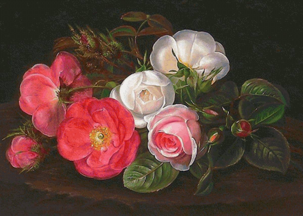 натюрморт - розы - предпросмотр