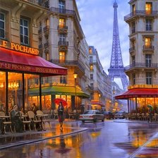 Схема вышивки «пейзаж»