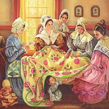 Схема вышивки «рукодельницы»