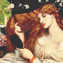 Схема вышивки «рыжие локоны»