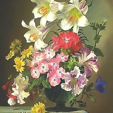 Схема вышивки «букет»